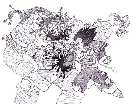 Vegeta Vs Zarbon by Bender18 on DeviantArt