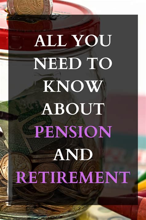 ALL YOU NEED TO KNOW ABOUT PENSION AND RETIREMENT | Pensions, How to plan, Need to know