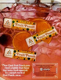 CLARKS Fruit Punch Gum 1960s | 1950sUnlimited | Flickr