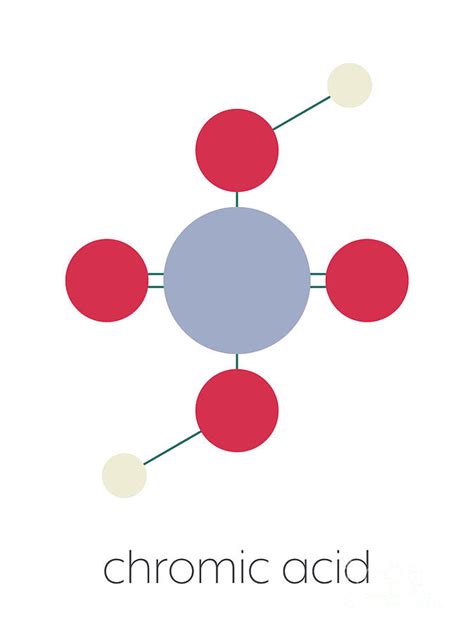 Chromic Acid Molecule Photograph by Molekuul/science Photo Library - Fine Art America