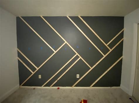 How to make a geometric accent wall diy – Artofit