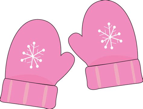 pink mittens clipart - Clip Art Library