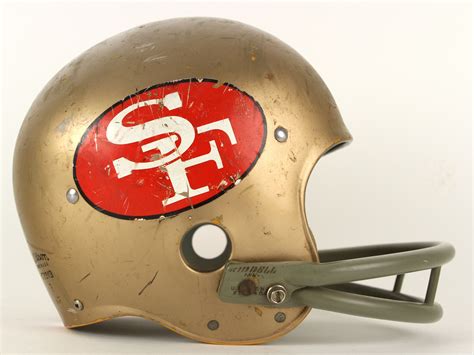 Lot Detail - 1970's San Francisco 49ers Game Worn Wilson F2013 Suspension Helmet (MEARS LOA)