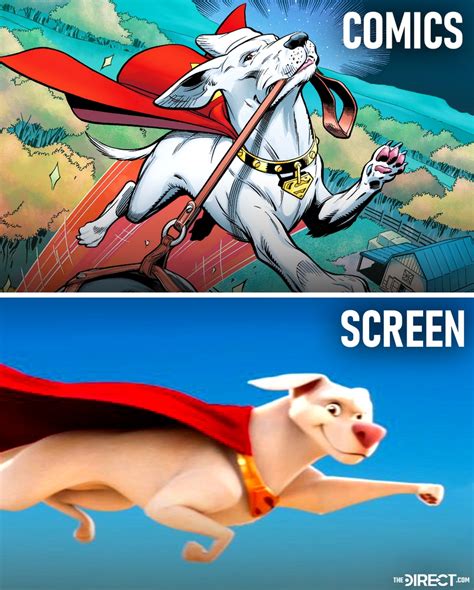 DC's Super Pets: First Look at Krypto the Superdog In Animated Movie ...