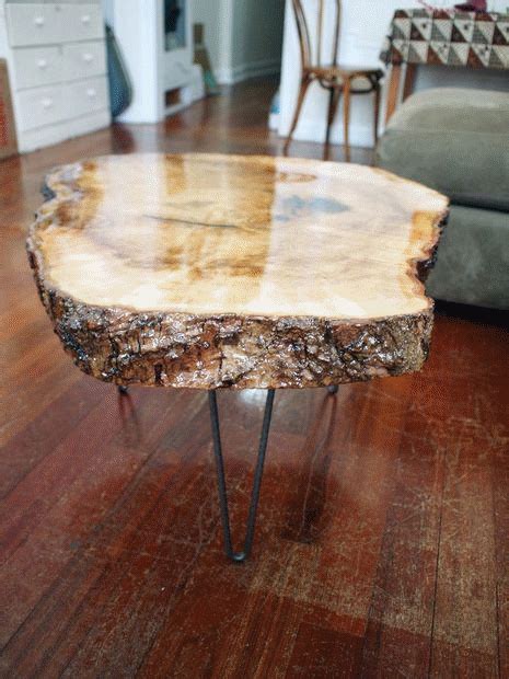 DIY Wood Slice Table in 2020 | Wood slab table, Coffee table wood, Wood slab