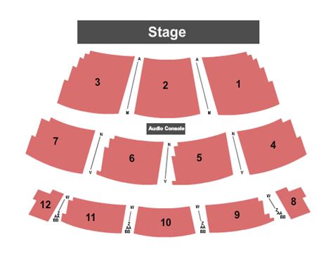 The Vista Center for the Arts Seating Chart & Seat Map