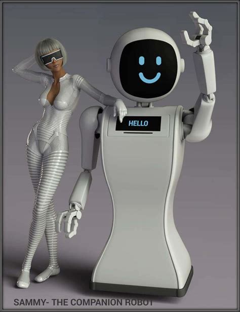 SAMMY - The Companion Robot Daz Content by EdArt3D