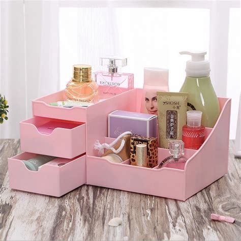 Hot High quality PP Drawer Cosmetic Storage Boxes Creative Bathroom ...