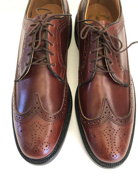 Vintage Men's Wingtip Shoes DEADSTOCK Executive Imperials | Etsy