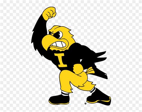 Download Iowa Hawkeyes Mascot Clipart Iowa Hawkeyes - Iowa Hawkeyes Herky - Png Download ...