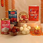 Diwali Wishes With Haldirams Sweets Hamper qatar | Gift Diwali Wishes ...
