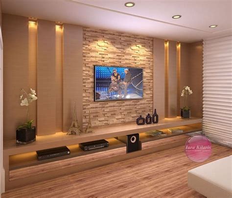 53 Adorable Tv Wall Decor Ideas - ROUNDECOR | Tv wall design, Tv wall decor, Living room tv wall