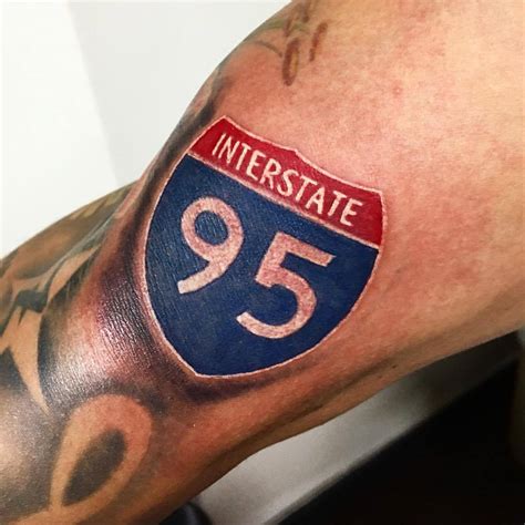 Aggregate more than 55 interstate sign tattoo - in.cdgdbentre