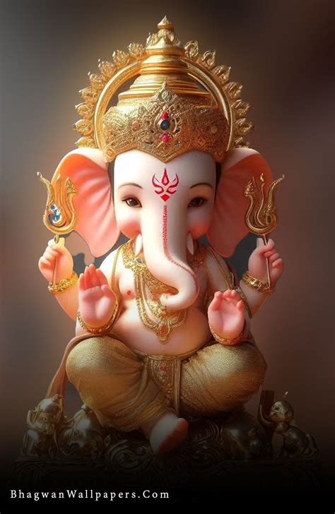 Ganesha God, 4k, Little Ganpati, Idol, Lambodar Shree Ganesh Ji, 4 Hand ...