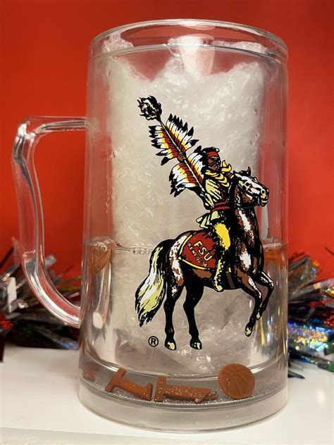 Florida State Seminoles Basketball Beer Freezer Mug Extra Large Florida State Mug with Seminoles ...