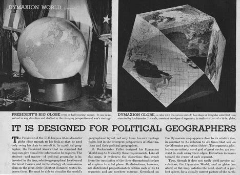 Buckminster Fuller's Dymaxion world map redesigned