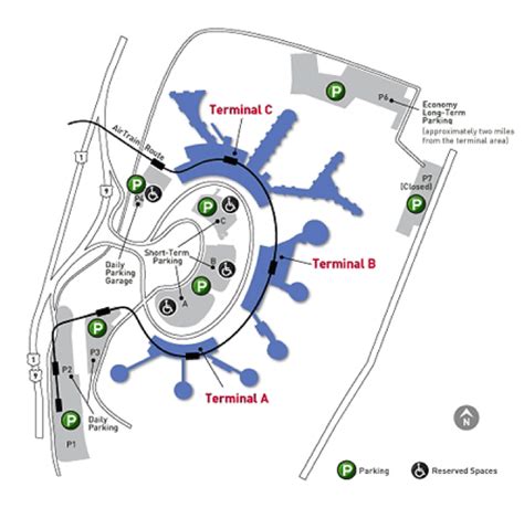 newark parking map | Airport Parking Guides