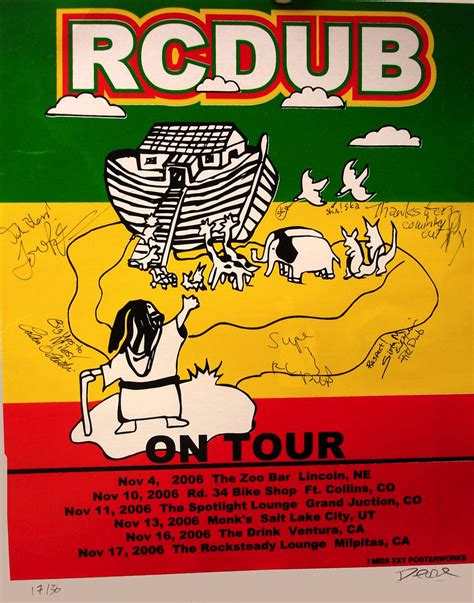 Poster signed by RC Dub at RSL8 | They are from Nebraska. Gr… | Flickr