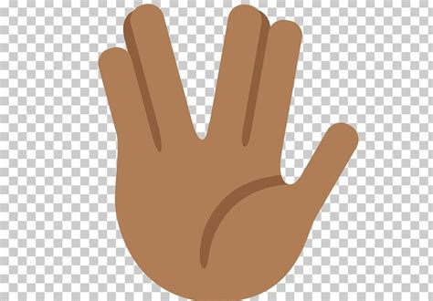 Spock Vulcan Salute Emoji Star Trek PNG - emoji, emojipedia, finger, hand, hand model | Star ...