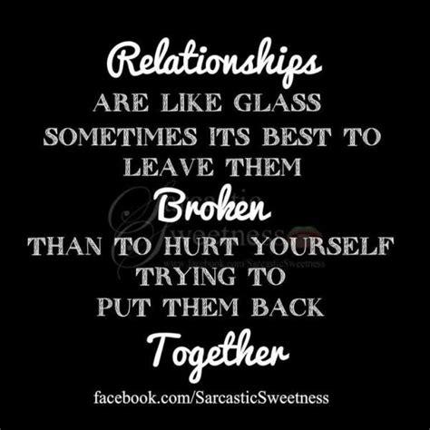 Inspirational Quotes About Broken Relationships. QuotesGram