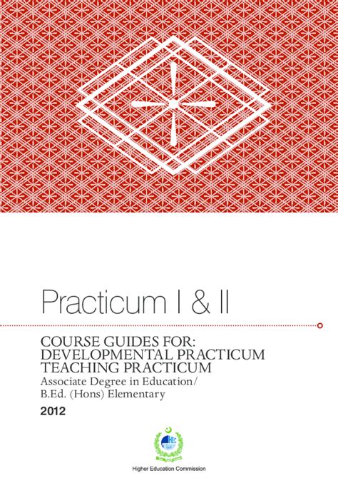 (PDF) Practicum I & II COURSE GUIDES FOR: DEVELOPMENTAL PRACTICUM ...