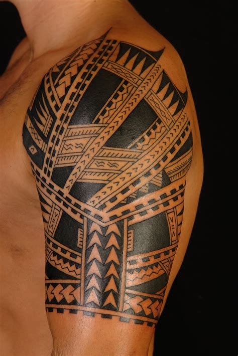 Tribal Half Sleeve Tattoo Designs - 75 Half Sleeve Tribal Tattoos For Men | Boditewasuch