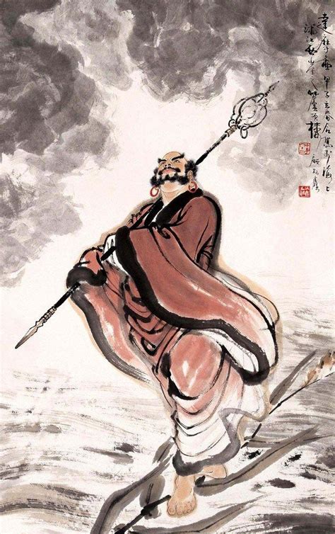 Bodhidharma, Bodhidharma art, Chinese art painting