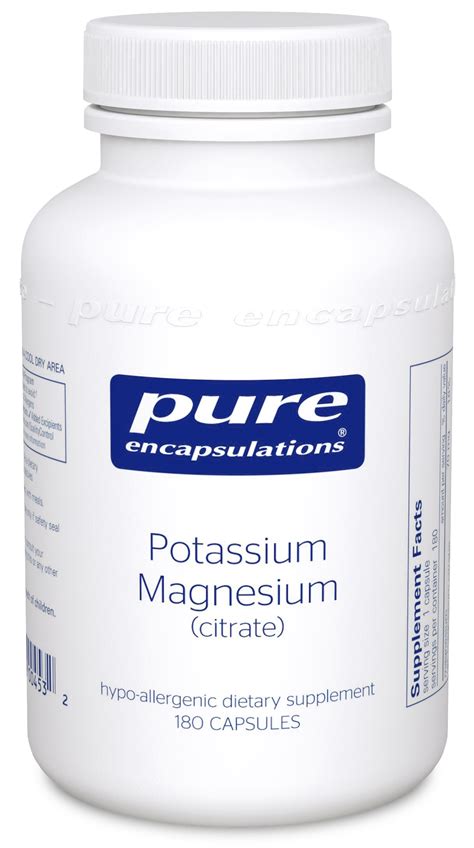 Pure Encapsulations - Potassium Magnesium (citrate)