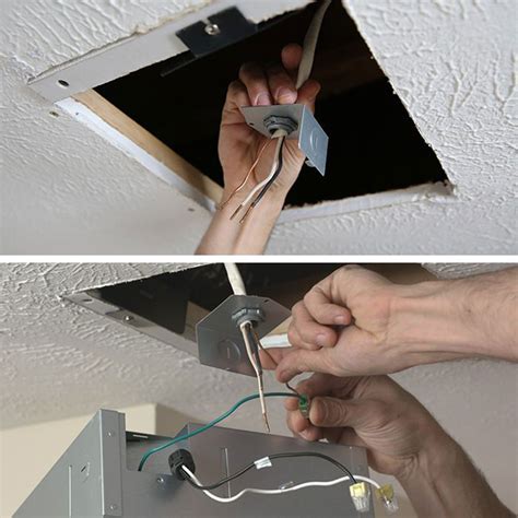 How to install a bathroom fan without attic access