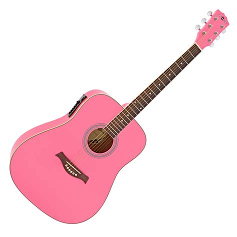 Guitarra Electroacústica Dreadnought de Gear4music - Rosa - Seminuevo ...