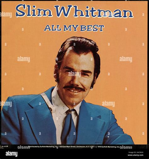 Slim Whitman - All My Best - Vintage vinyl album cover Stock Photo - Alamy