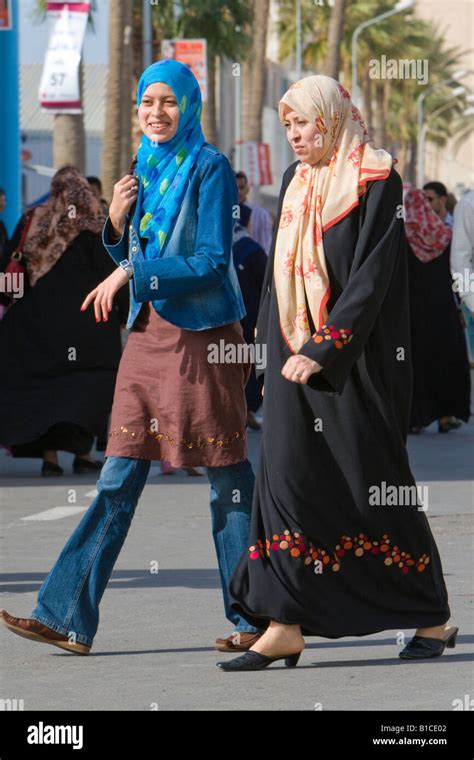 Tripoli, Libya, North Africa. Libyan Women at International Trade Fair ...