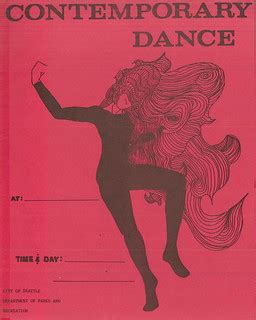 Contemporary dance poster, 1970s | From Document 7065, Publi… | Flickr