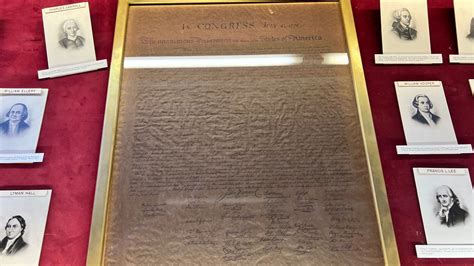 Independence Hall Exact Replica Signers of the Declaration