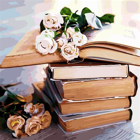 Roses in a book | Diy canvas art painting, Art inspiration painting ...