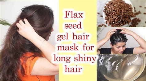 flax seed ( अलसी के बीज़ ) gel hair mask for hair growth and long shiny ...