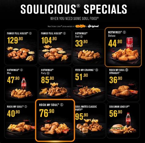 Chicken Licken South Africa Menu Prices