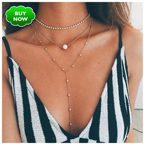 Pearl Three Way Choker #womans #fashion #jewelry #makeup #Brushkit #fashionaccess #Marlbe Boho ...