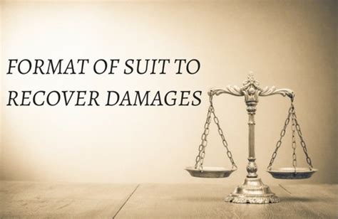 Format of Suit For Damages - @Mateen