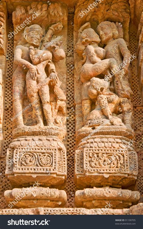 Erotic Voluptuous Sculptures At Sun Temple Konark, Orissa, India Stock Photo 91100705 : Shutterstock