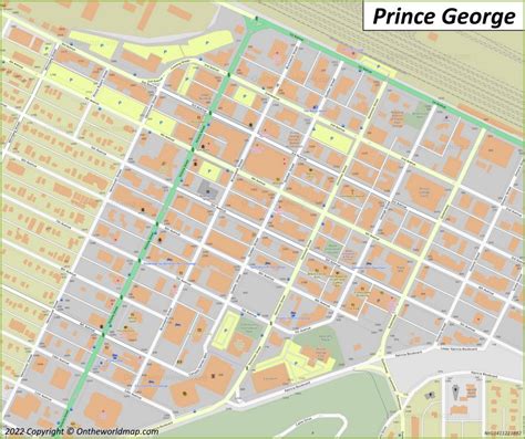 Prince George Map | British Columbia, Canada | Detailed Maps of Prince George