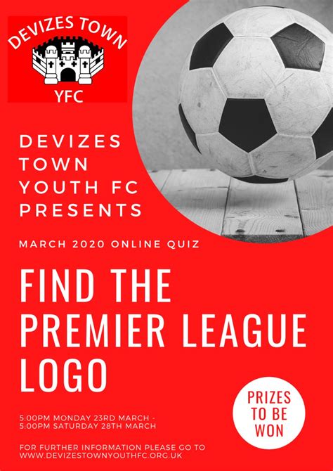 Devizes Town Youth Football Club, Find The Premier League Logo - March ...