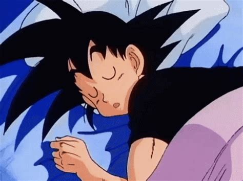 Dragon Ball Goku Sleeping Gif Gifdb Com - Riset