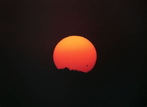 Venus Transit Sunrise - June 8, 2004