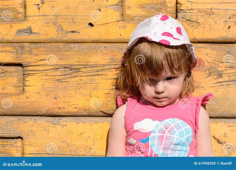 Little girl frowning stock image. Image of happiness - 61998309