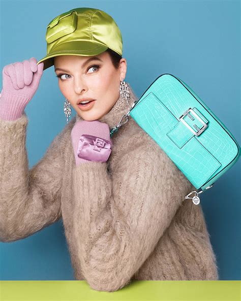 Linda Evangelista is the Face of FENDI Baguette Collection