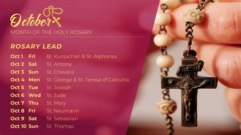 Rosary by Family Units – October 1-10, 2021 – SyroPhilly