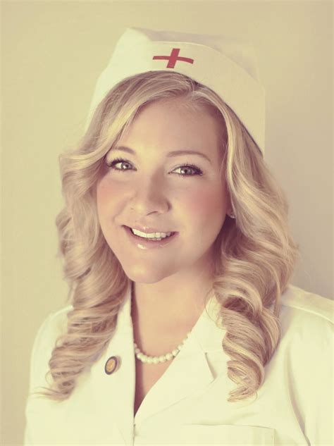 Retro vintage nurse graduation photo head shot nursing...i actually love this idea | Vintage ...