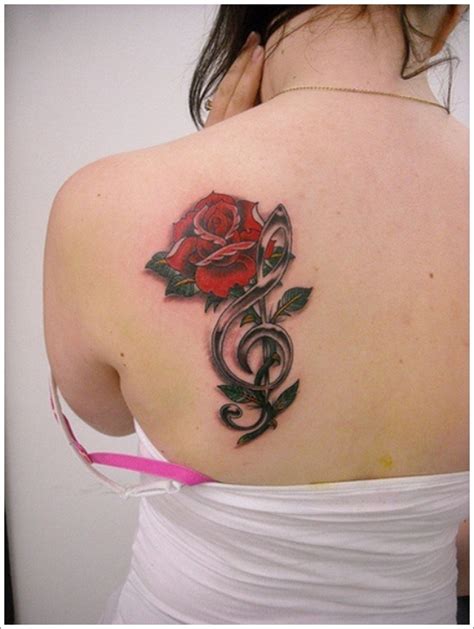+30 Great Rose Tattoo Tumblr - Model Rambut