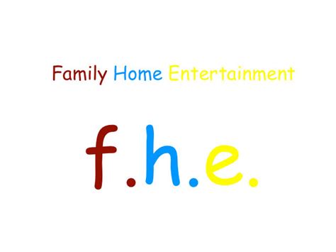 Family Home Entertainment by BuddyBoy600 on DeviantArt